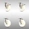 Service Caster 5 Inch 316SS Nylon Wheel Swivel Top Plate Caster Lock Brakes SCC, 2PK SCC-SS316TTL20S514-NYS-2-S-2 - alternate 1